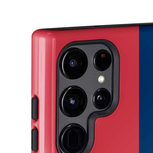 American Flag Color Block Galaxy S25 Ultra Impact Case